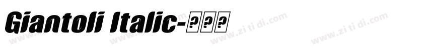 Giantoli Italic字体转换 Giantoli Italic字体转换